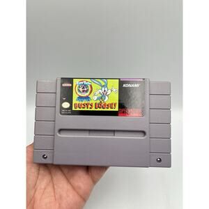 Tiny Toon Adventures: Buster Busts Loose (SNES, 1993), Cart Only, Tested & Works